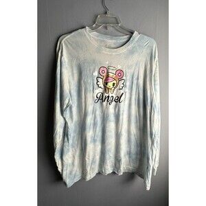 TOKIDOKI Guatemala Womans Ladies SHIRT SIZE XXL Angel Bear Unicorn Blue